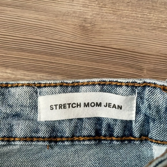 Cotton-On Stretch Mom Jean Light/Medium wash Womens 6 - Picture 5 of 12